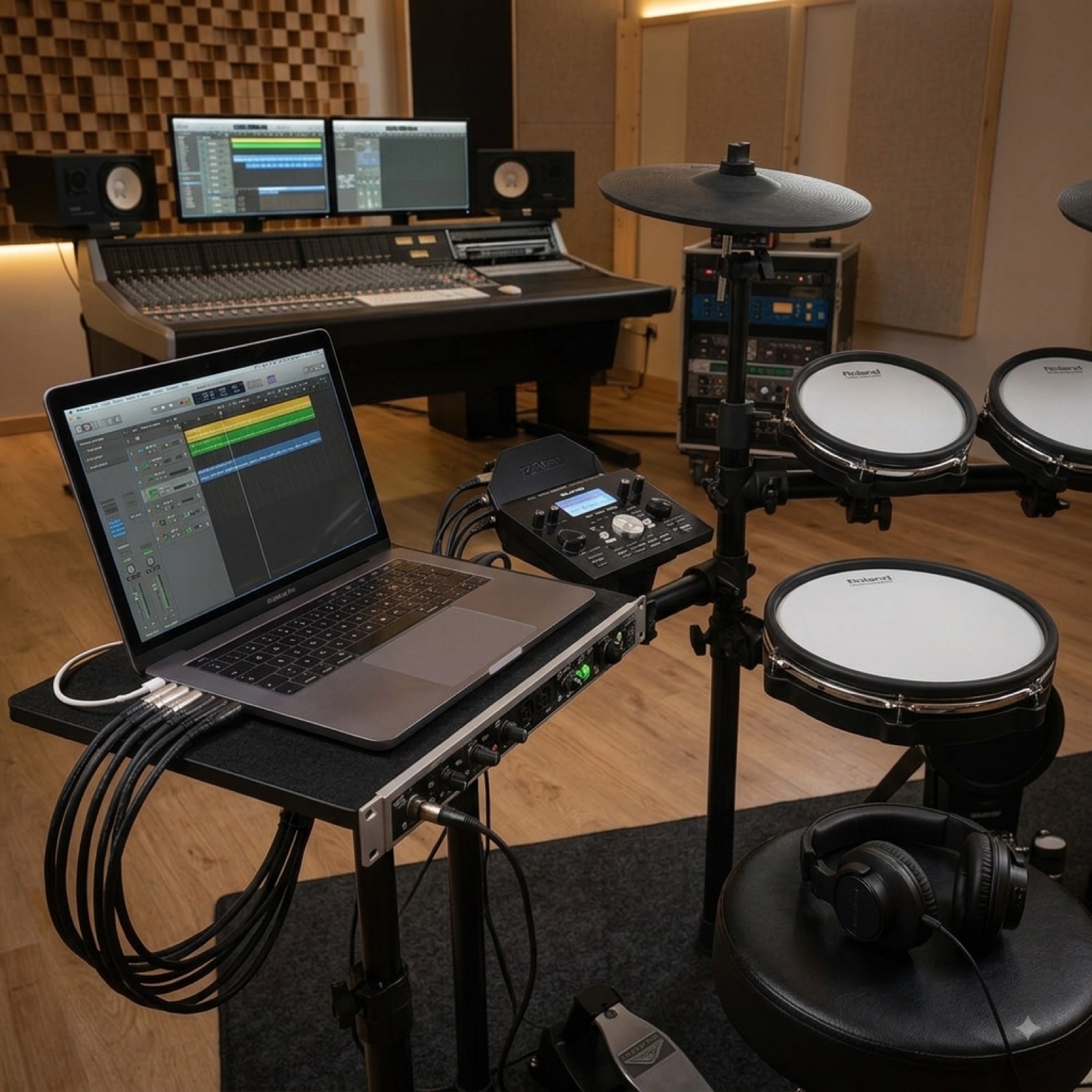 Jak podłączyć perkusję elektroniczną do komputera i używać programów EZ Drummer i Addictive Drums.