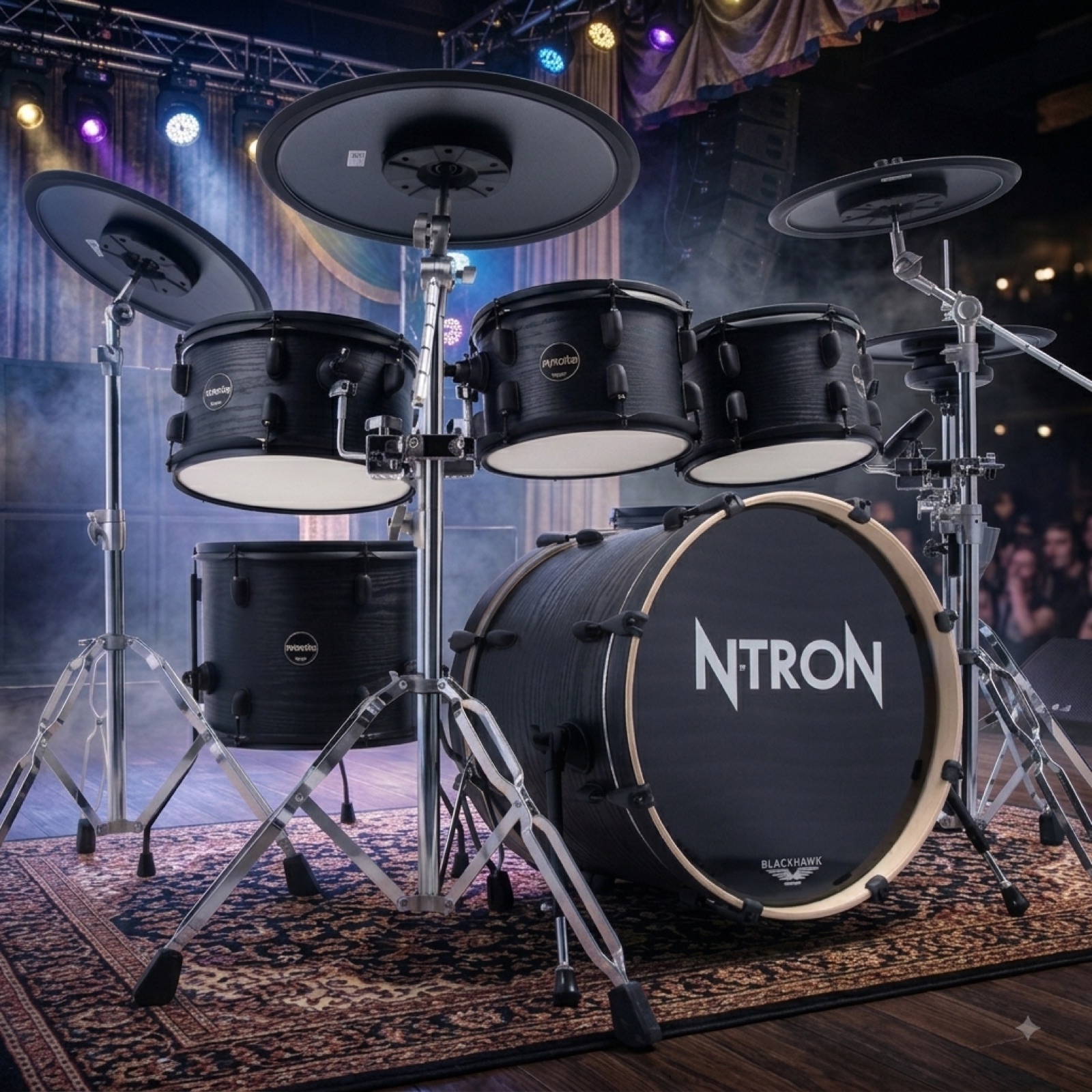 How do electronic and acoustic drums differ?